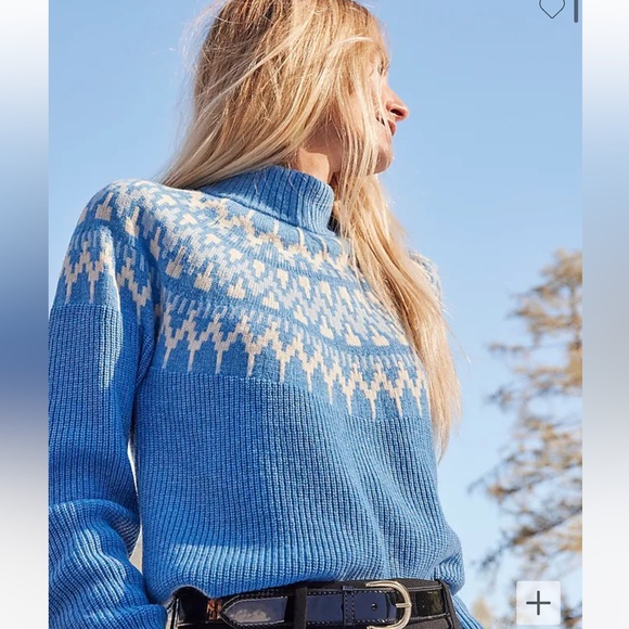 J. Crew Fair Isle mockneck pullover sweater size 2x - Picture 3 of 4